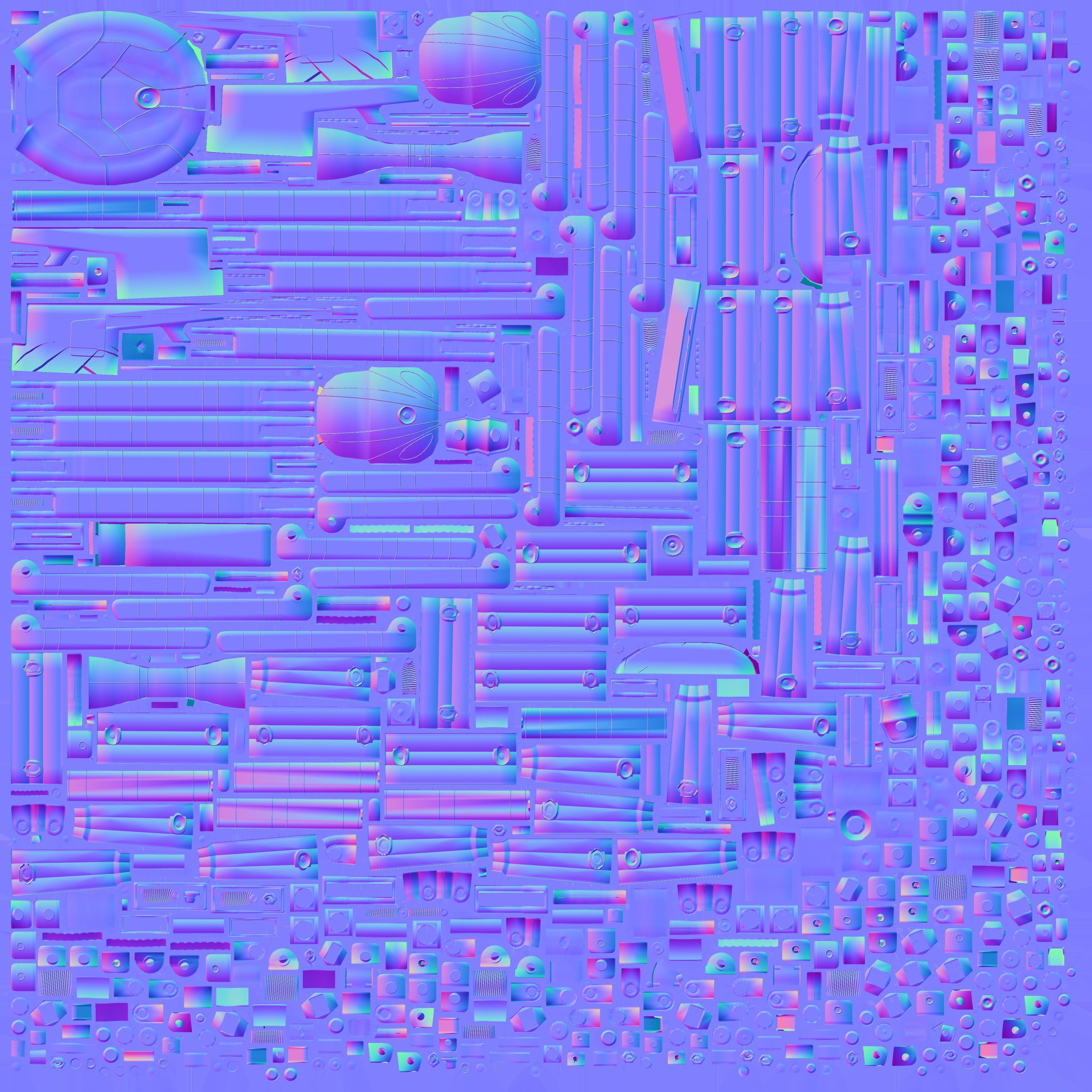 Spider bot v1-v2 and v3 3D Model Collection_67