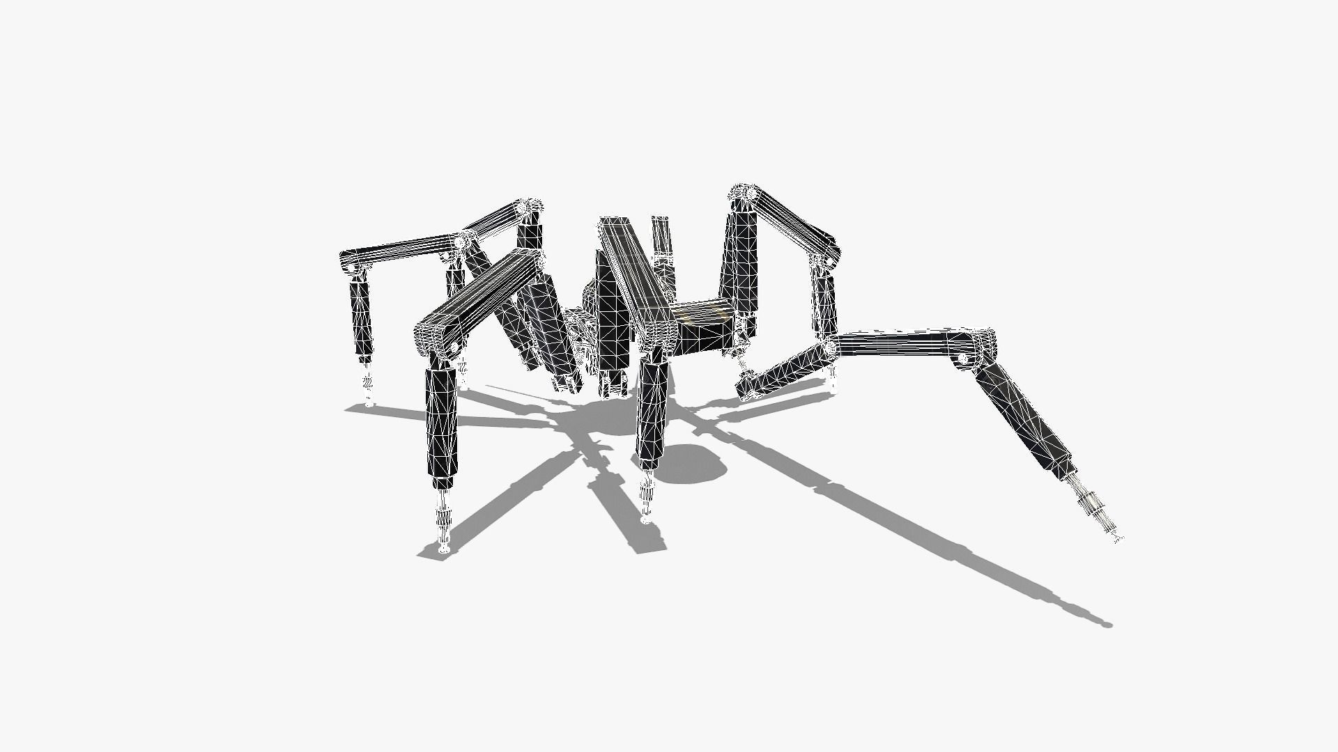 Spider bot v1-v2 and v3 3D Model Collection_57