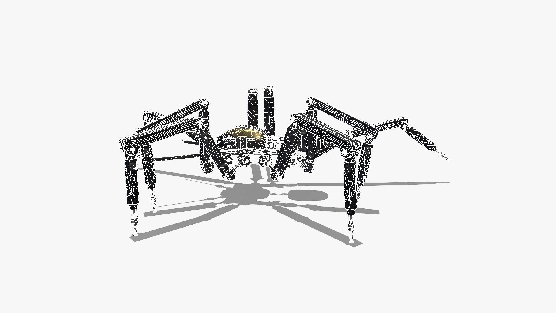 Spider bot v1-v2 and v3 3D Model Collection_59