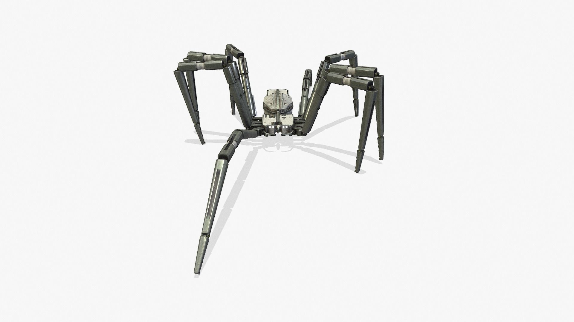 Spider bot v1-v2 and v3 3D Model Collection_21