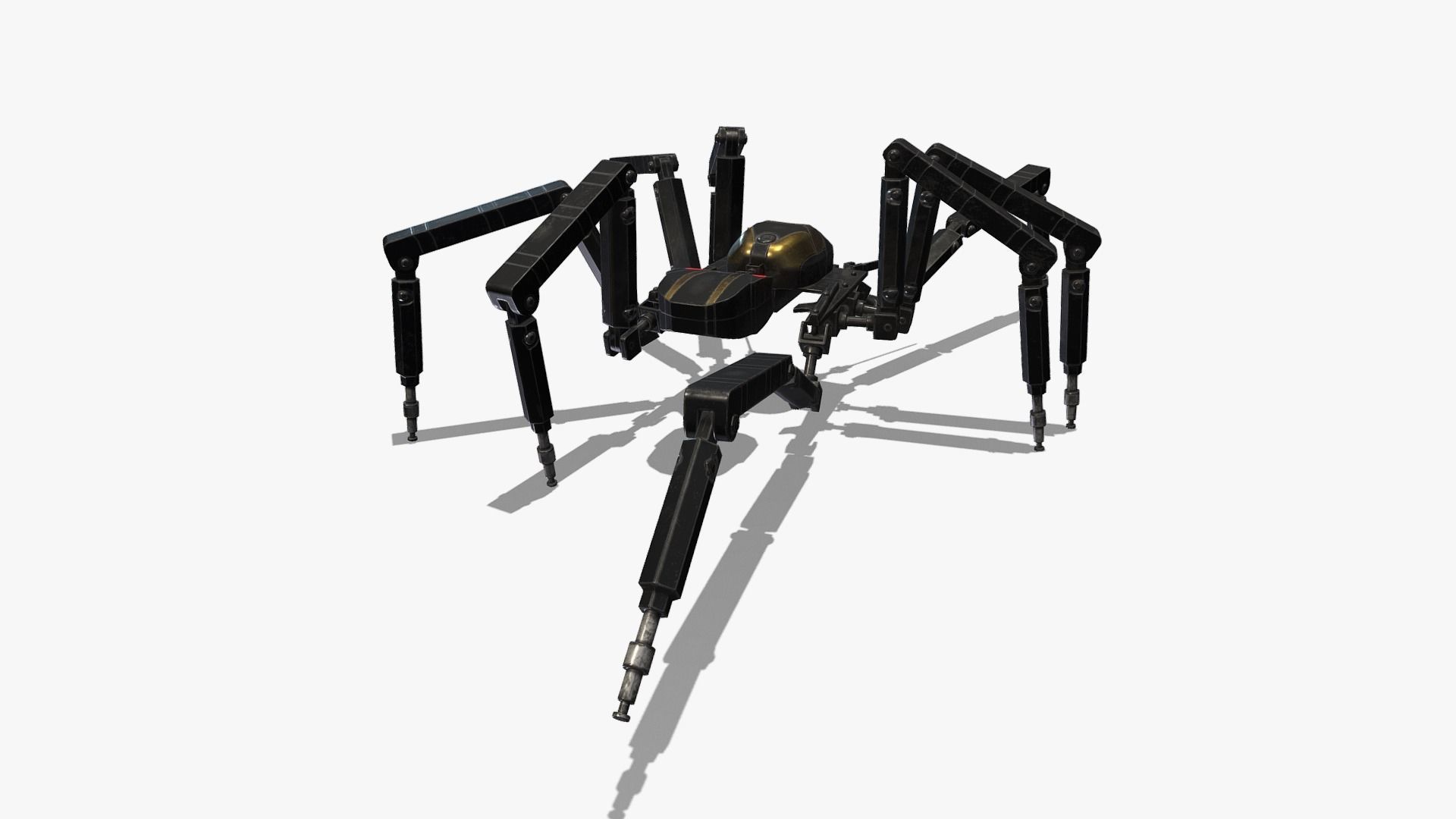 Spider bot v1-v2 and v3 3D Model Collection_40