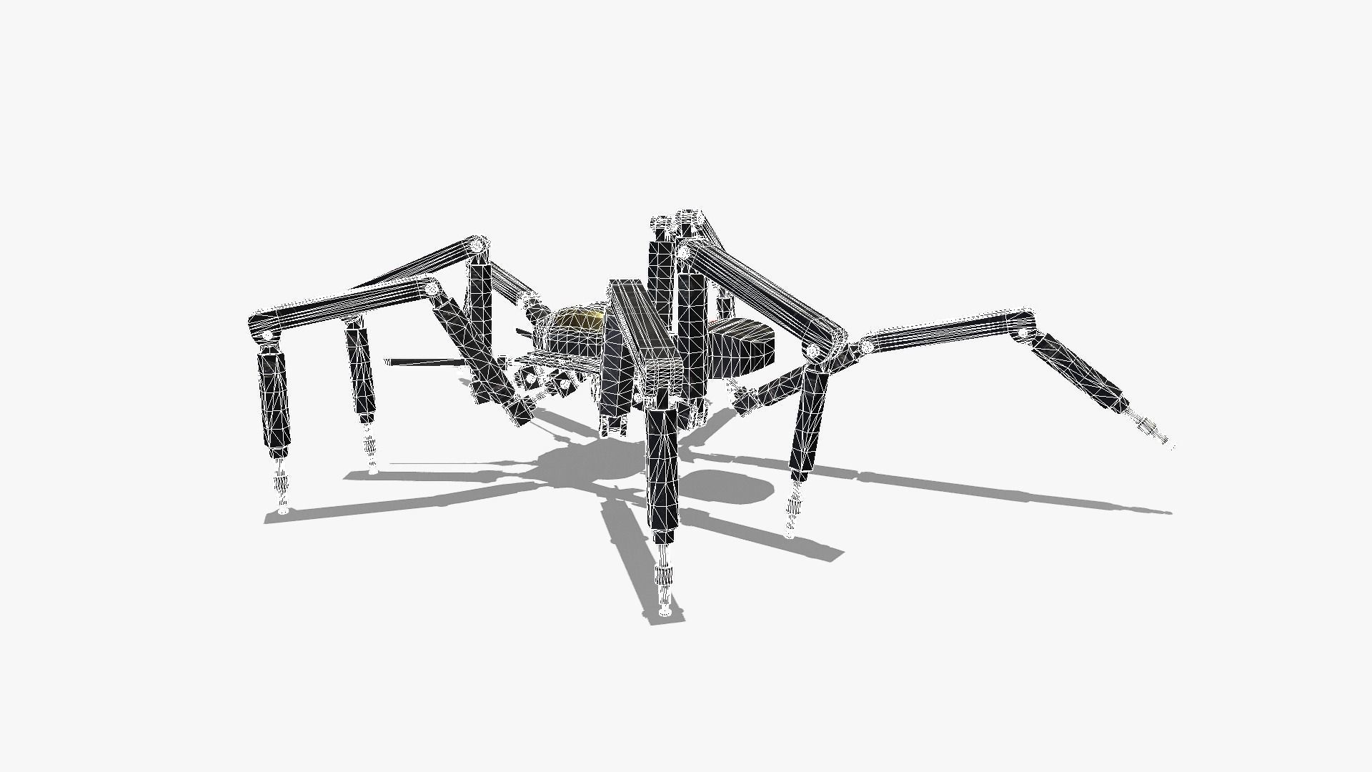 Spider bot v1-v2 and v3 3D Model Collection_58