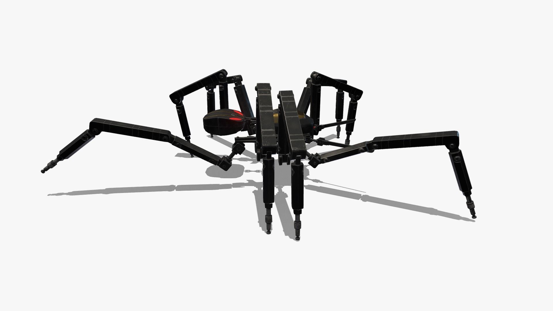 Spider bot v1-v2 and v3 3D Model Collection_38