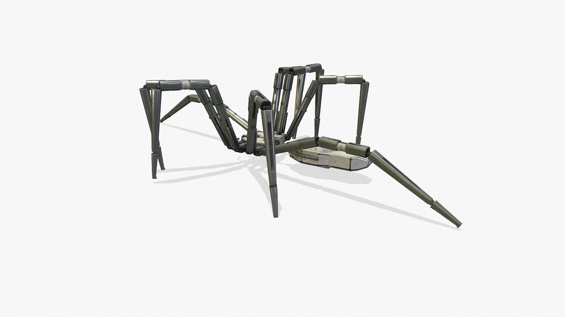 Spider bot v1-v2 and v3 3D Model Collection_16