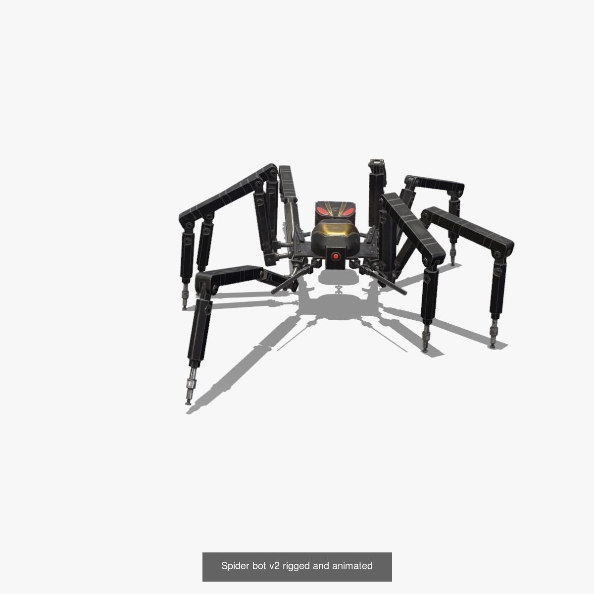 Spider bot v1-v2 and v3 3D Model Collection_5