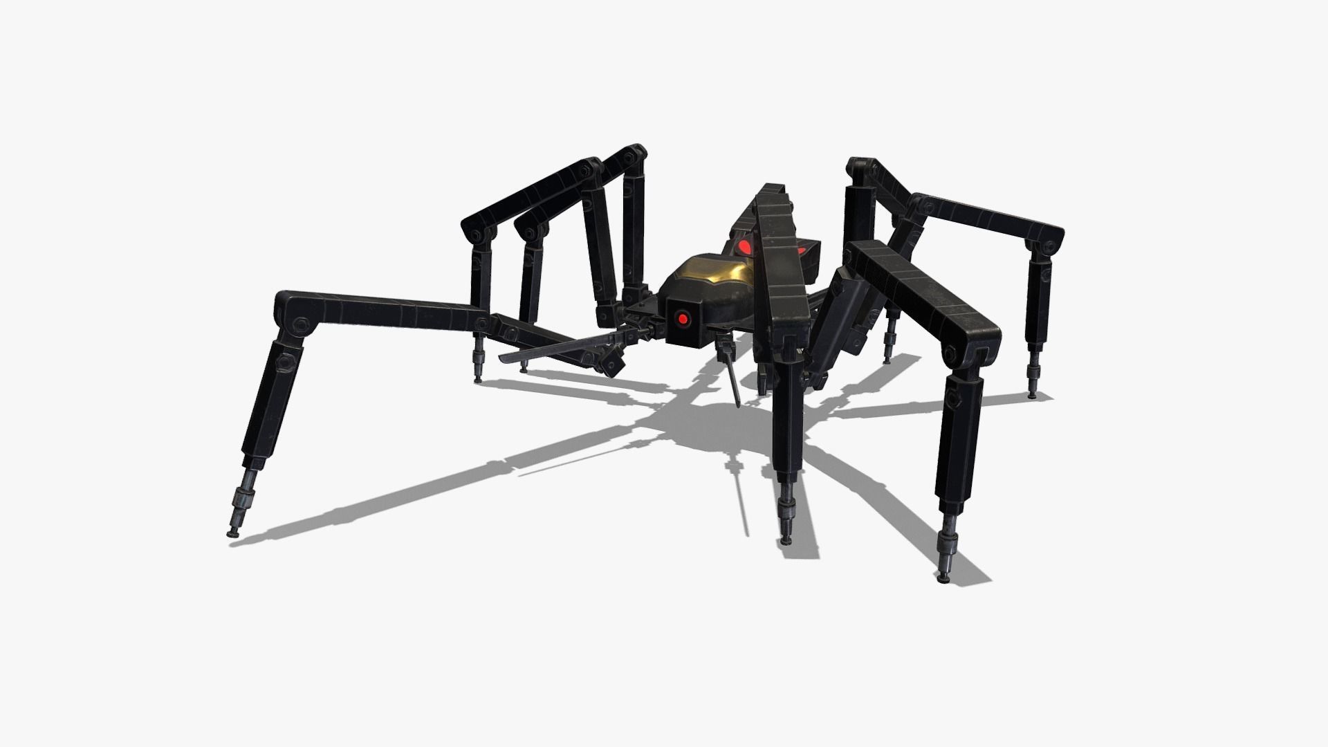 Spider bot v1-v2 and v3 3D Model Collection_47