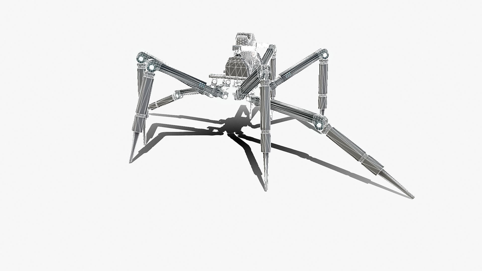 Spider bot v1-v2 and v3 3D Model Collection_85