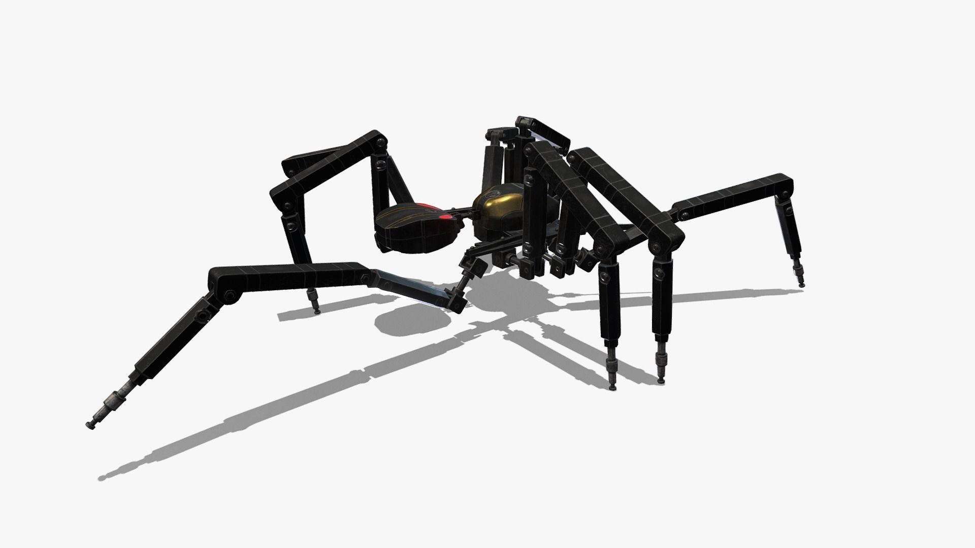 Spider bot v1-v2 and v3 3D Model Collection_39
