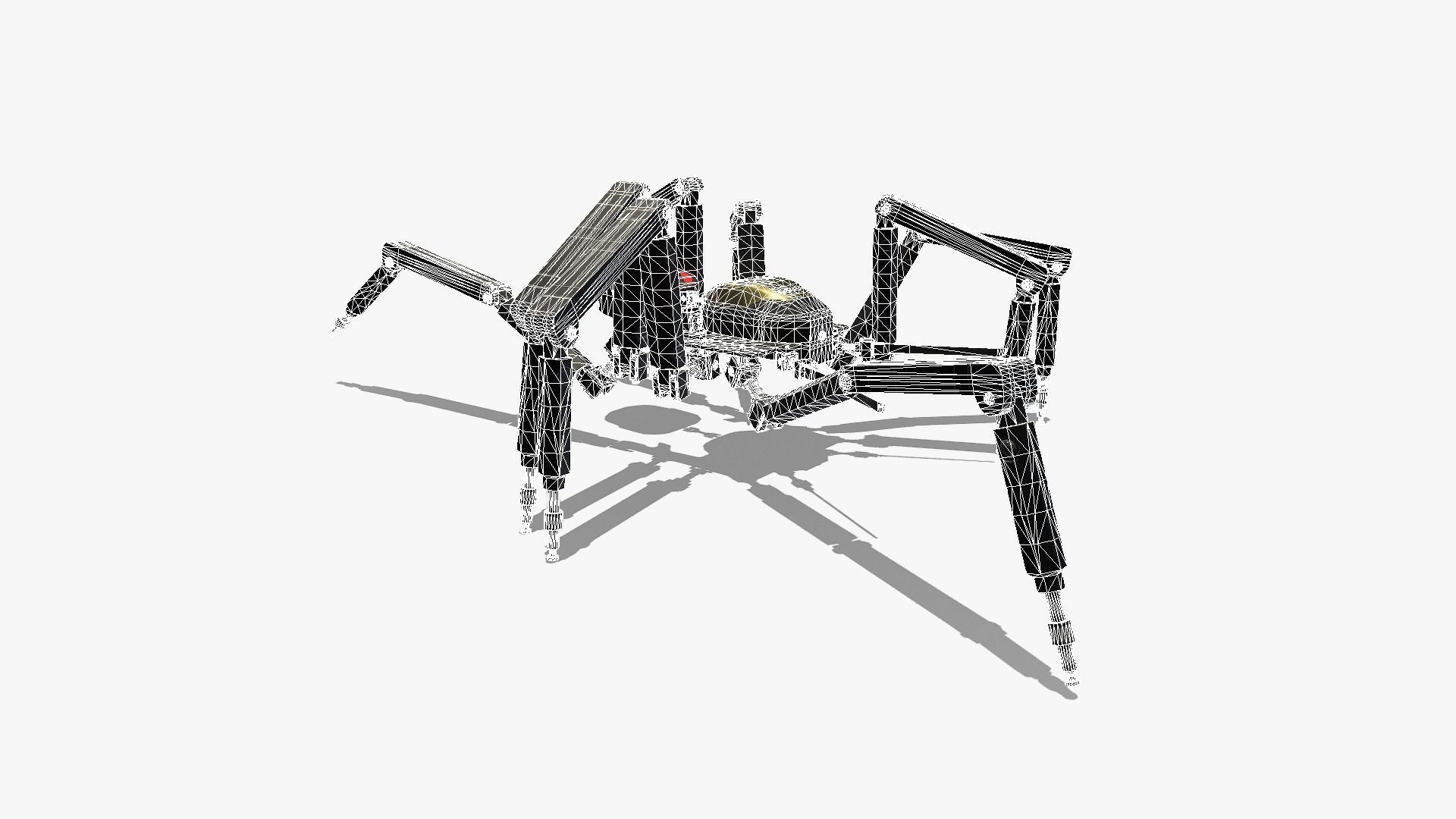 Spider bot v1-v2 and v3 3D Model Collection_50
