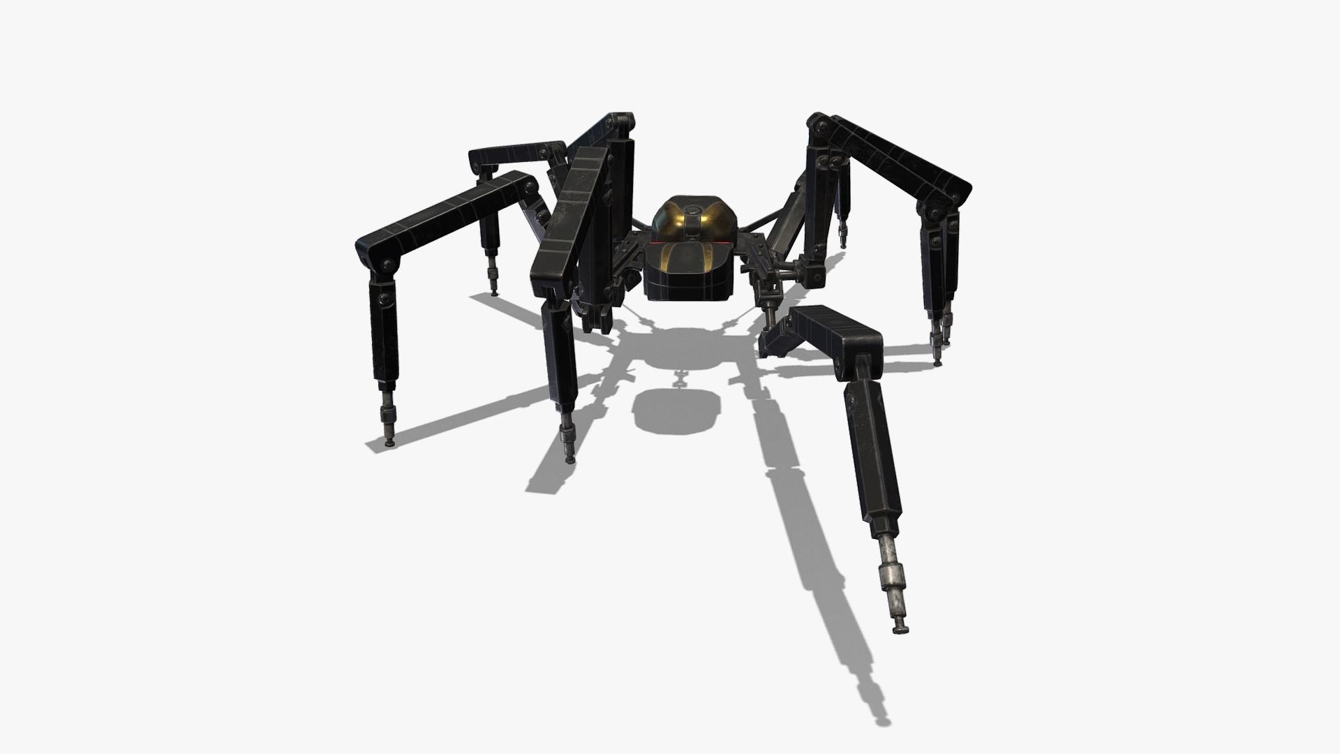 Spider bot v1-v2 and v3 3D Model Collection_41