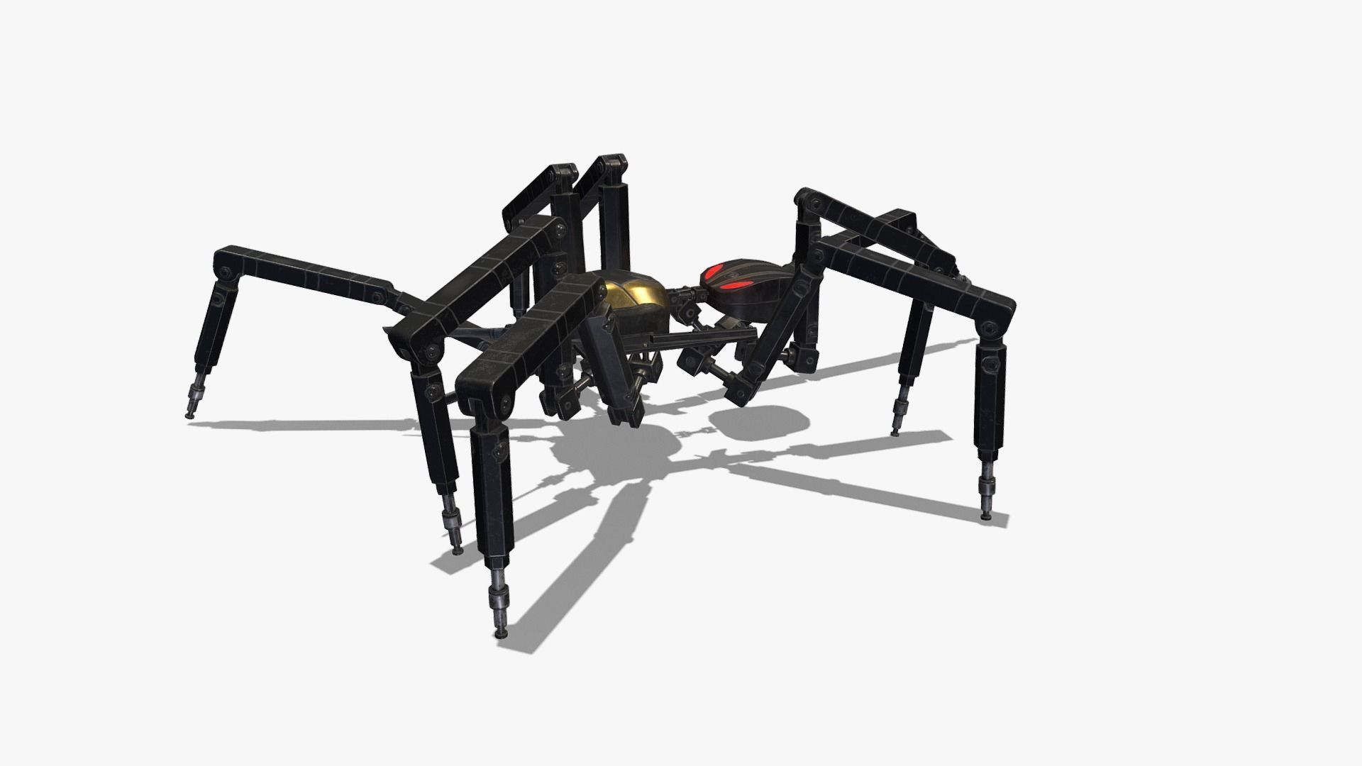 Spider bot v1-v2 and v3 3D Model Collection_45