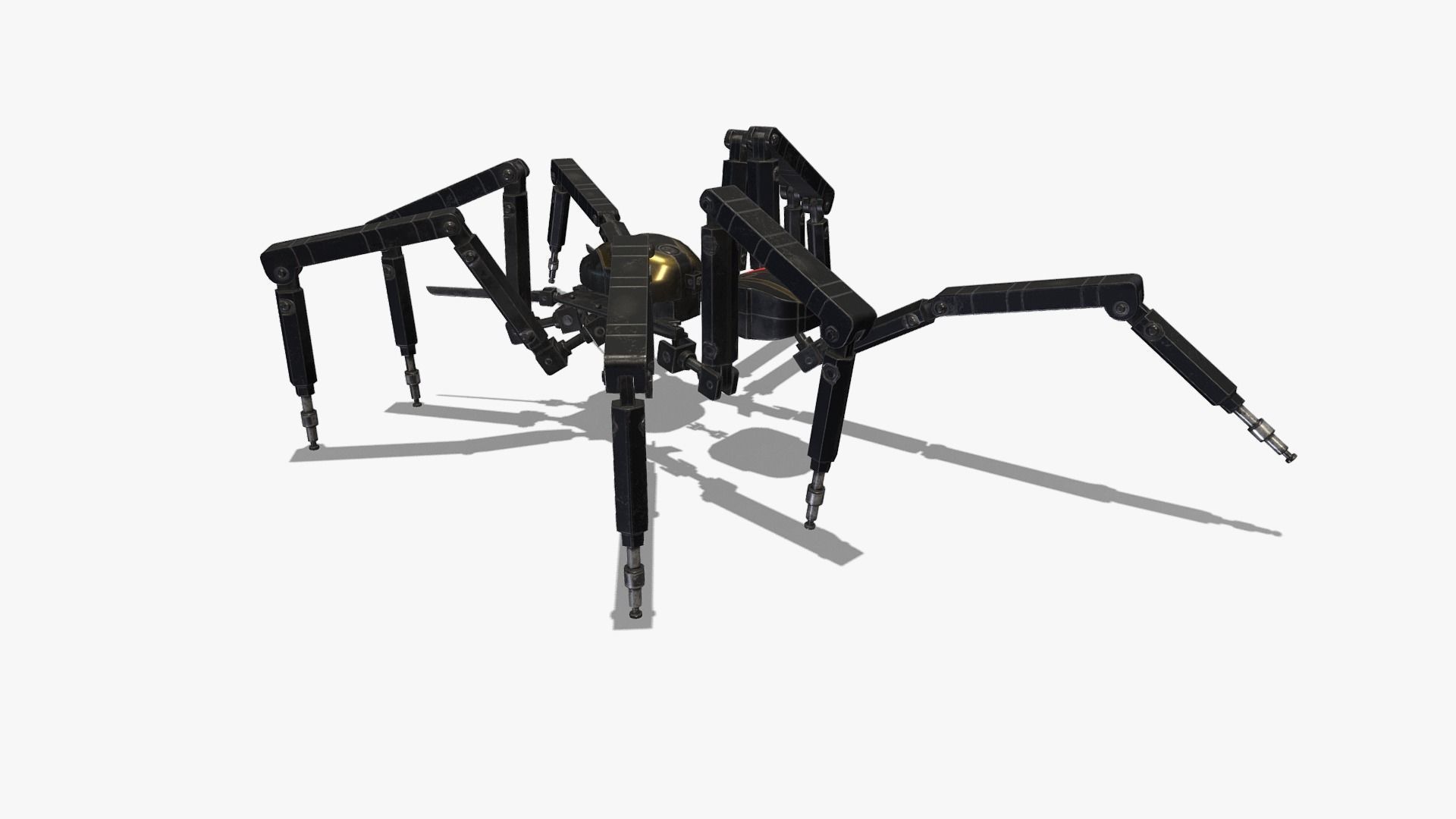 Spider bot v1-v2 and v3 3D Model Collection_43