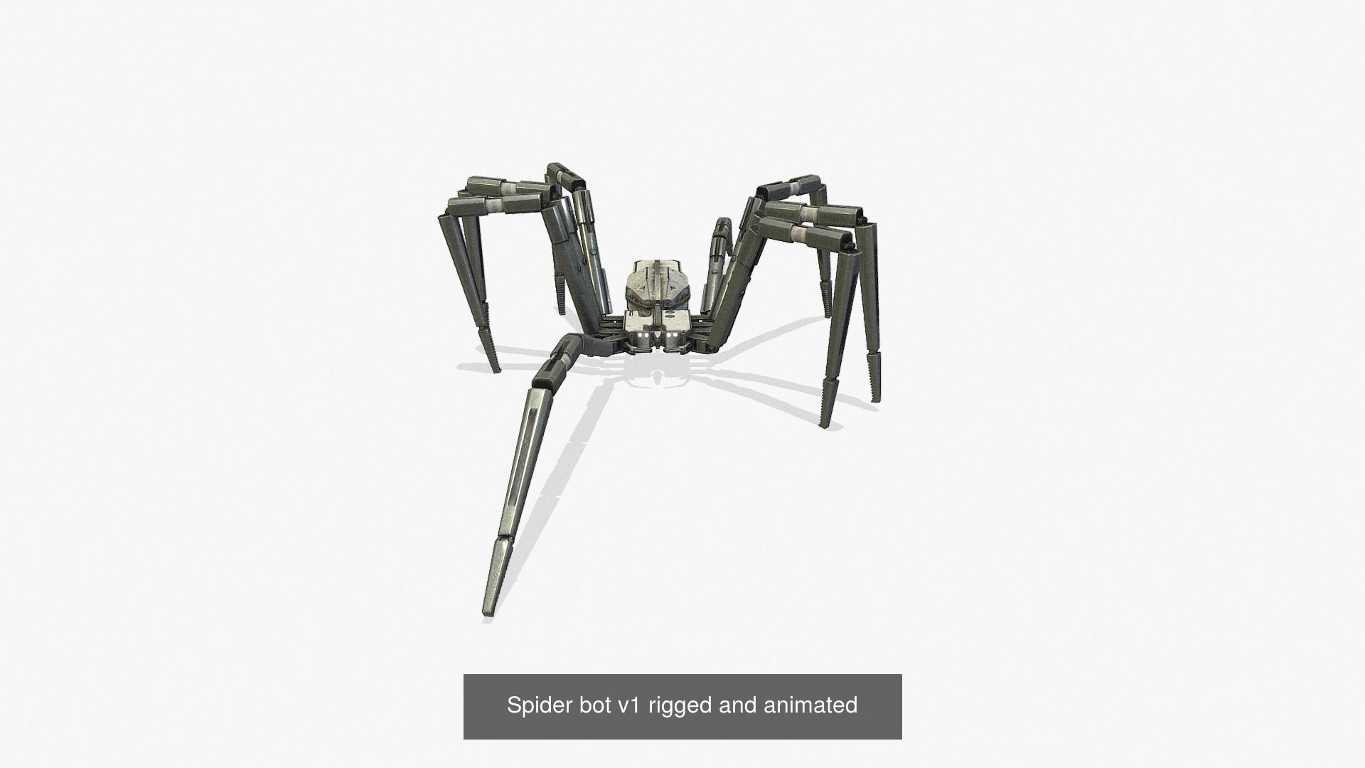 Spider bot v1-v2 and v3 3D Model Collection_9