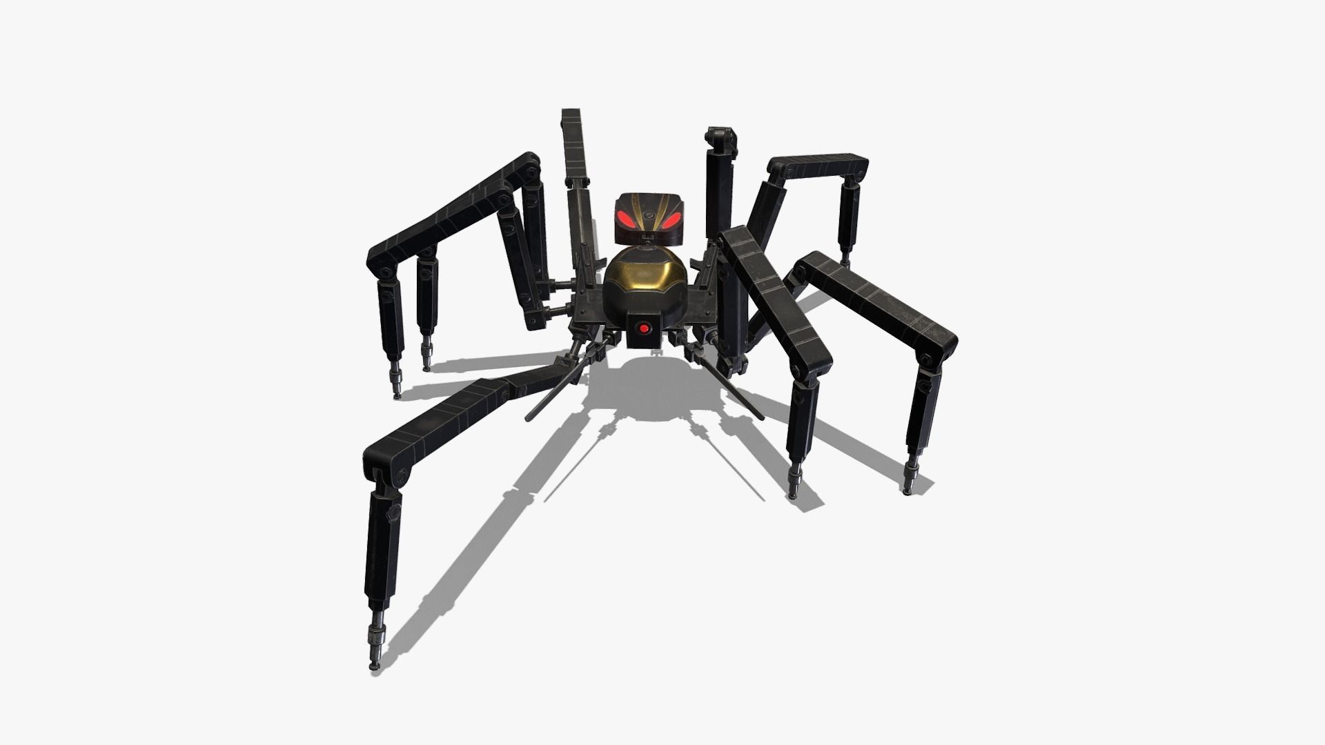 Spider bot v1-v2 and v3 3D Model Collection_35
