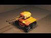 Tank for Game  Low-poly 3D model_1