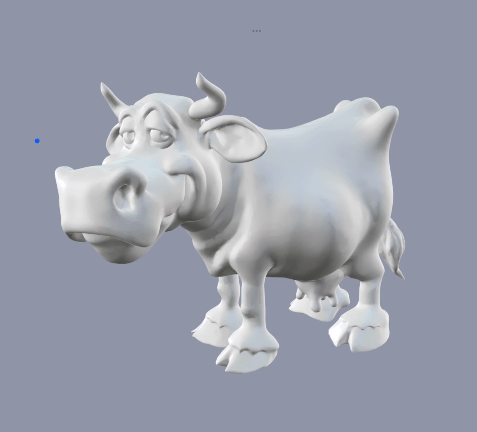 Cartoon Cow for Printing 3D print model_4