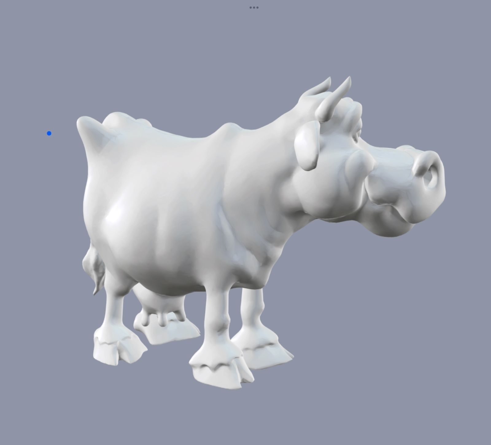 Cartoon Cow for Printing 3D print model_2