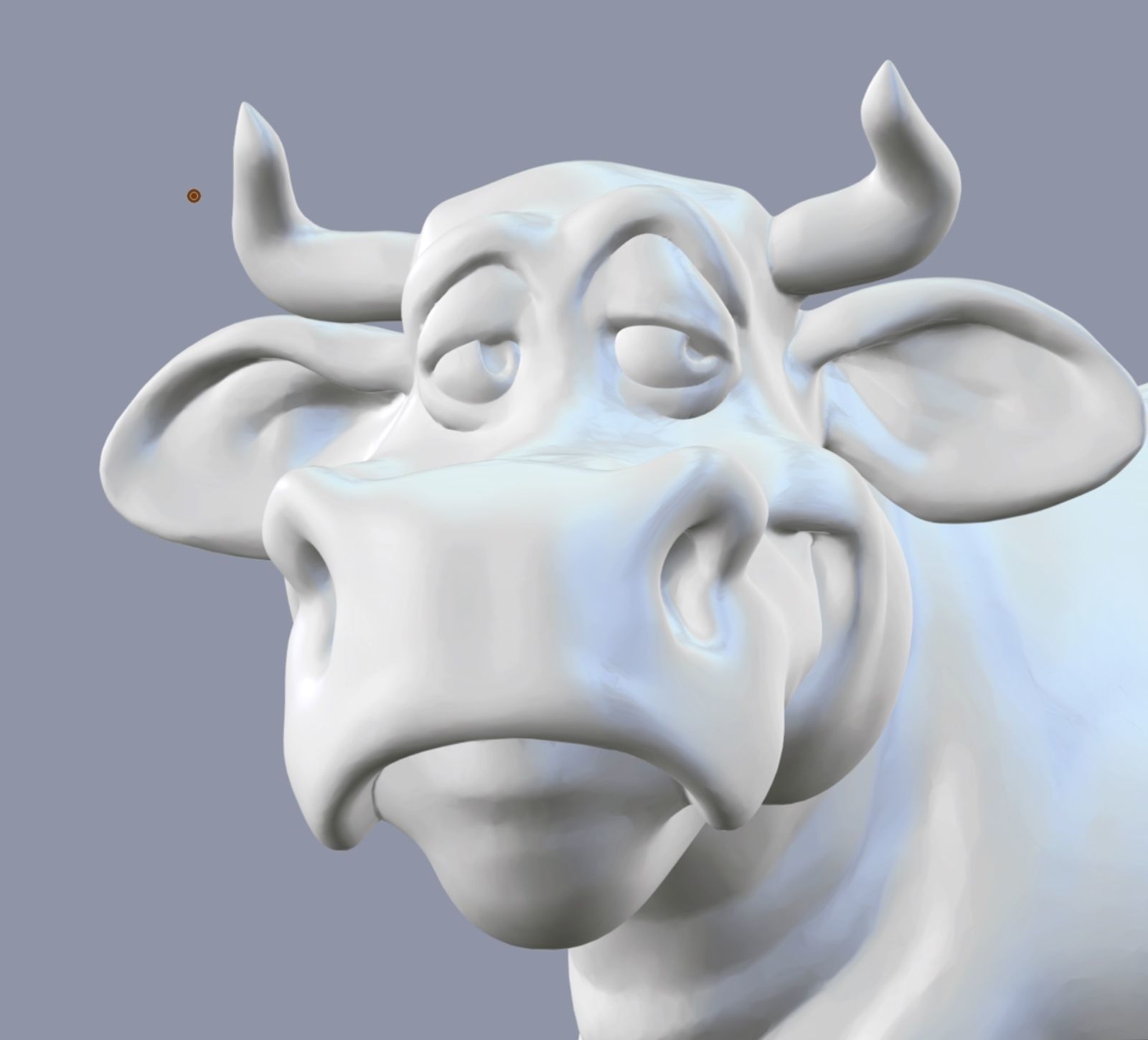 Cartoon Cow for Printing 3D print model_9