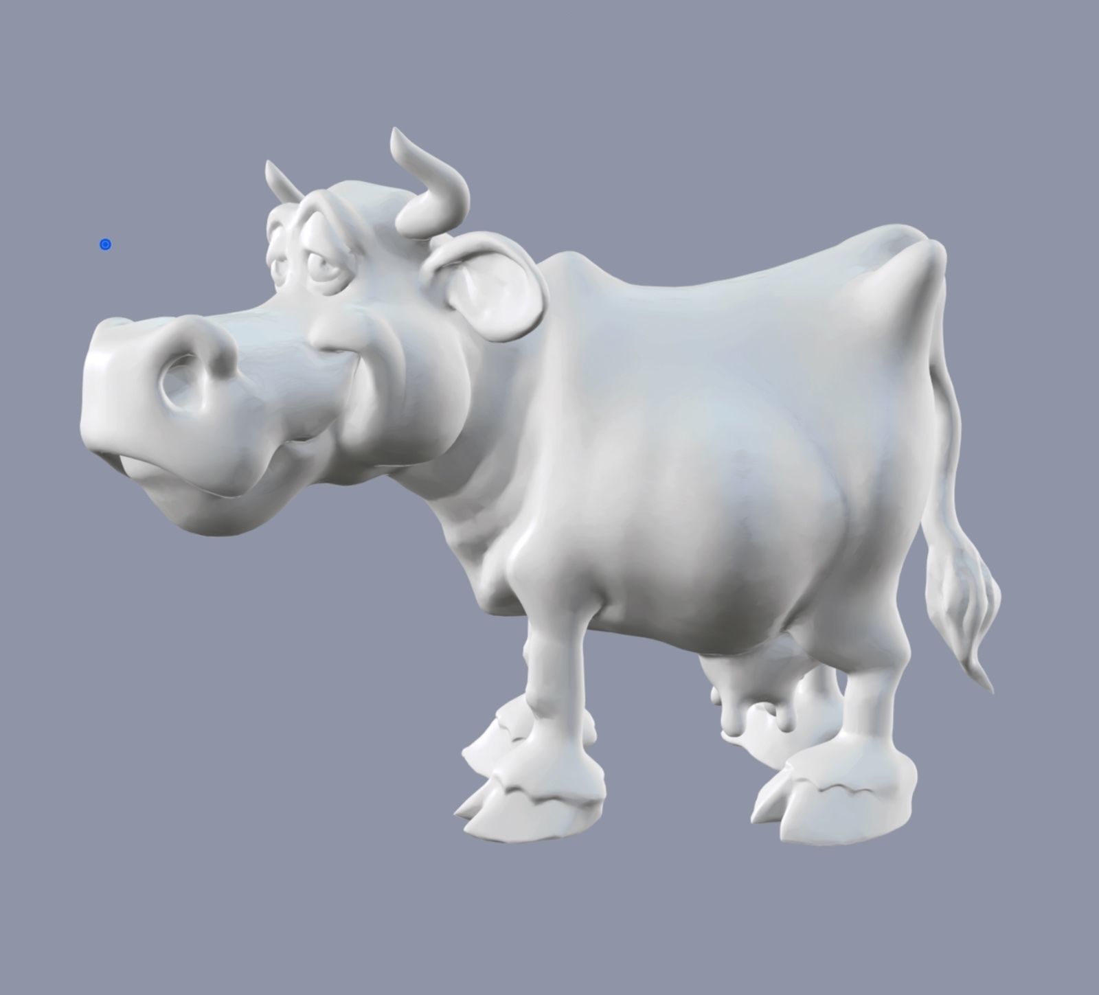 Cartoon Cow for Printing 3D print model_1