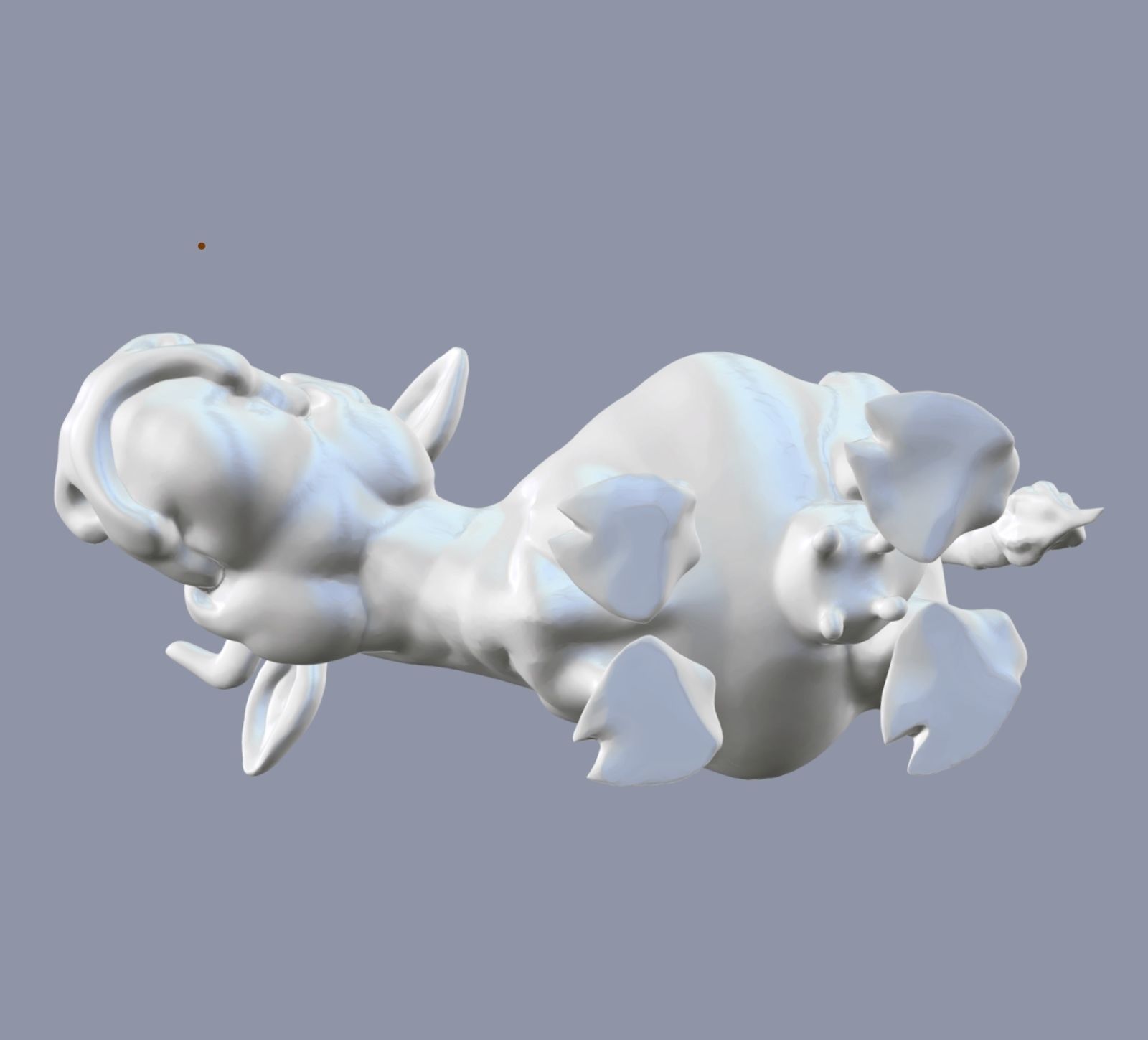 Cartoon Cow for Printing 3D print model_7