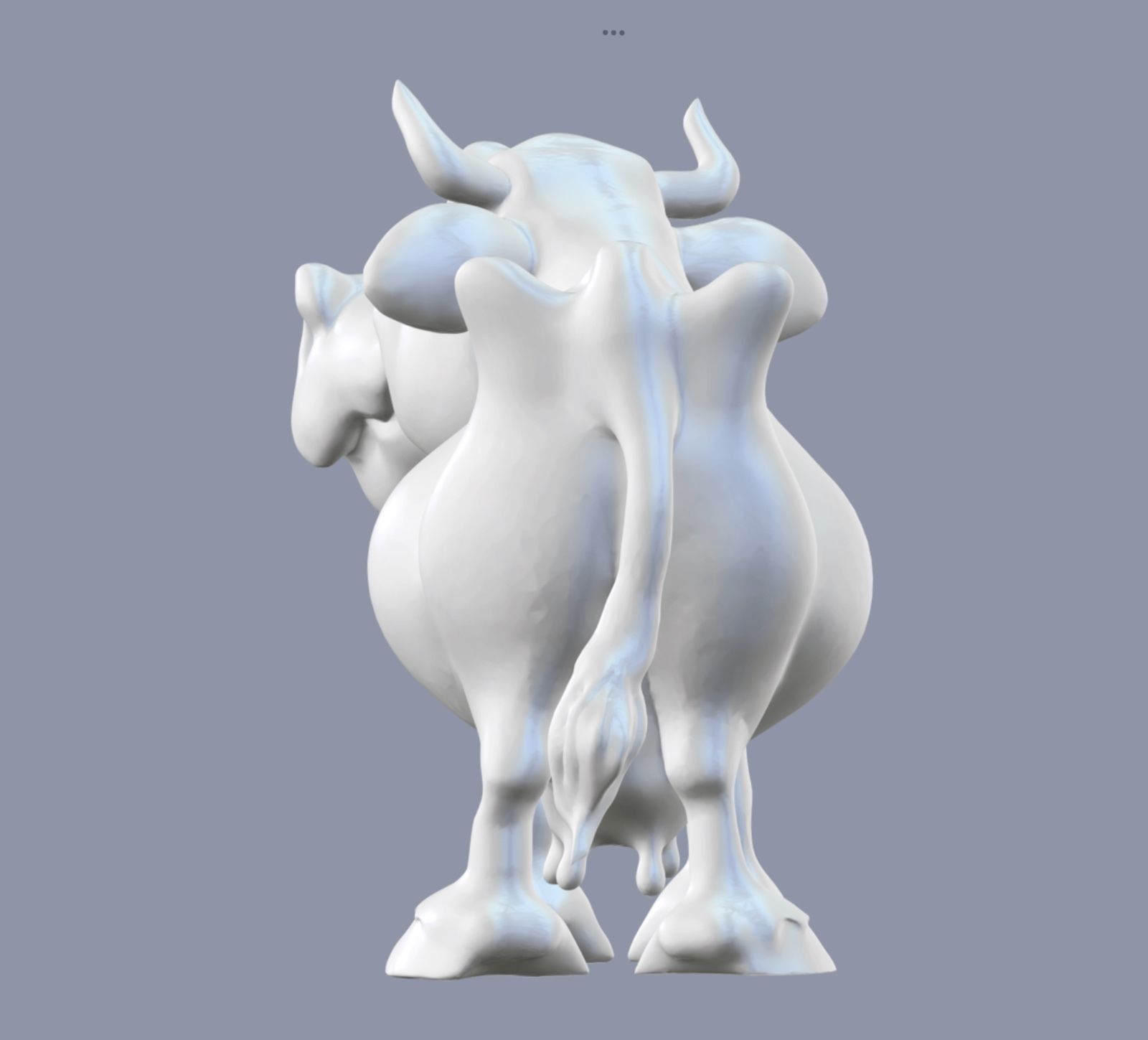 Cartoon Cow for Printing 3D print model_8