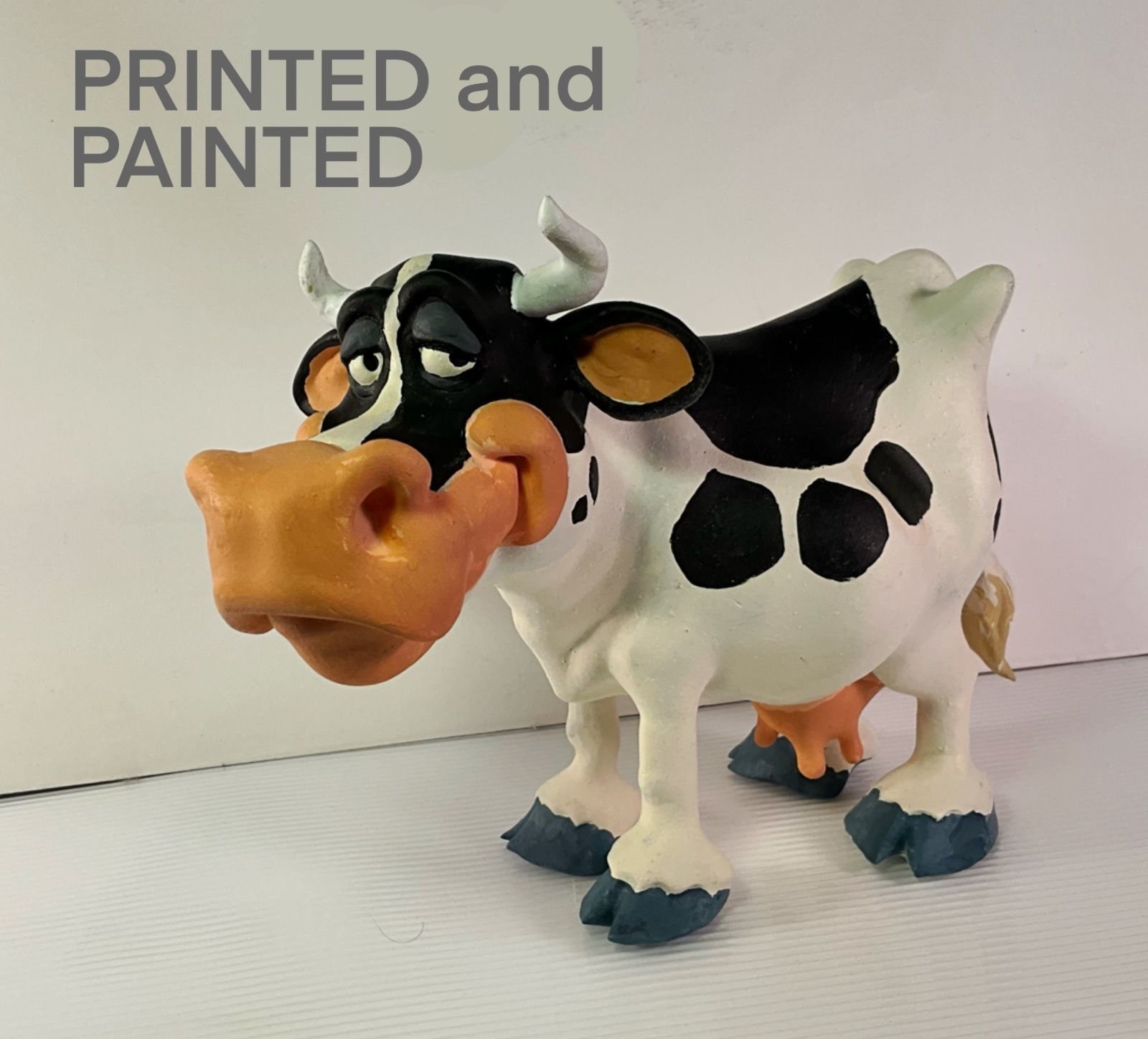 Cartoon Cow for Printing 3D print model_11