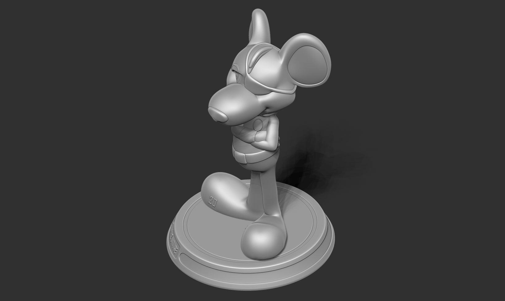 Danger Mouse Fanart 3D model 3D printable | CGTrader