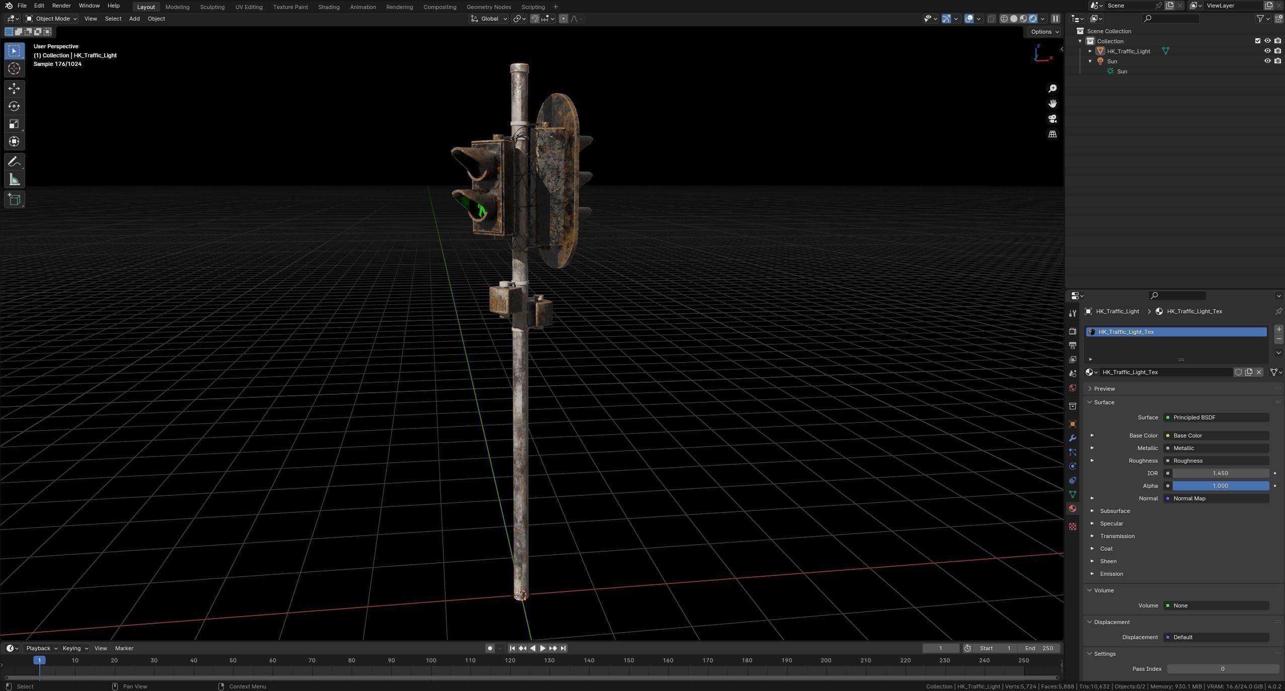 Hong Kong Traffic Light 3D model_7