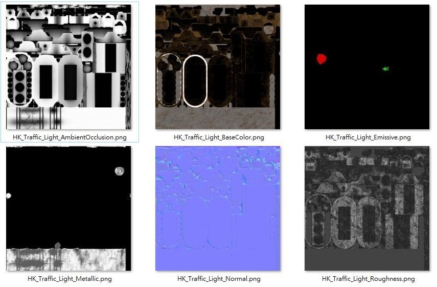 Hong Kong Traffic Light 3D model_10