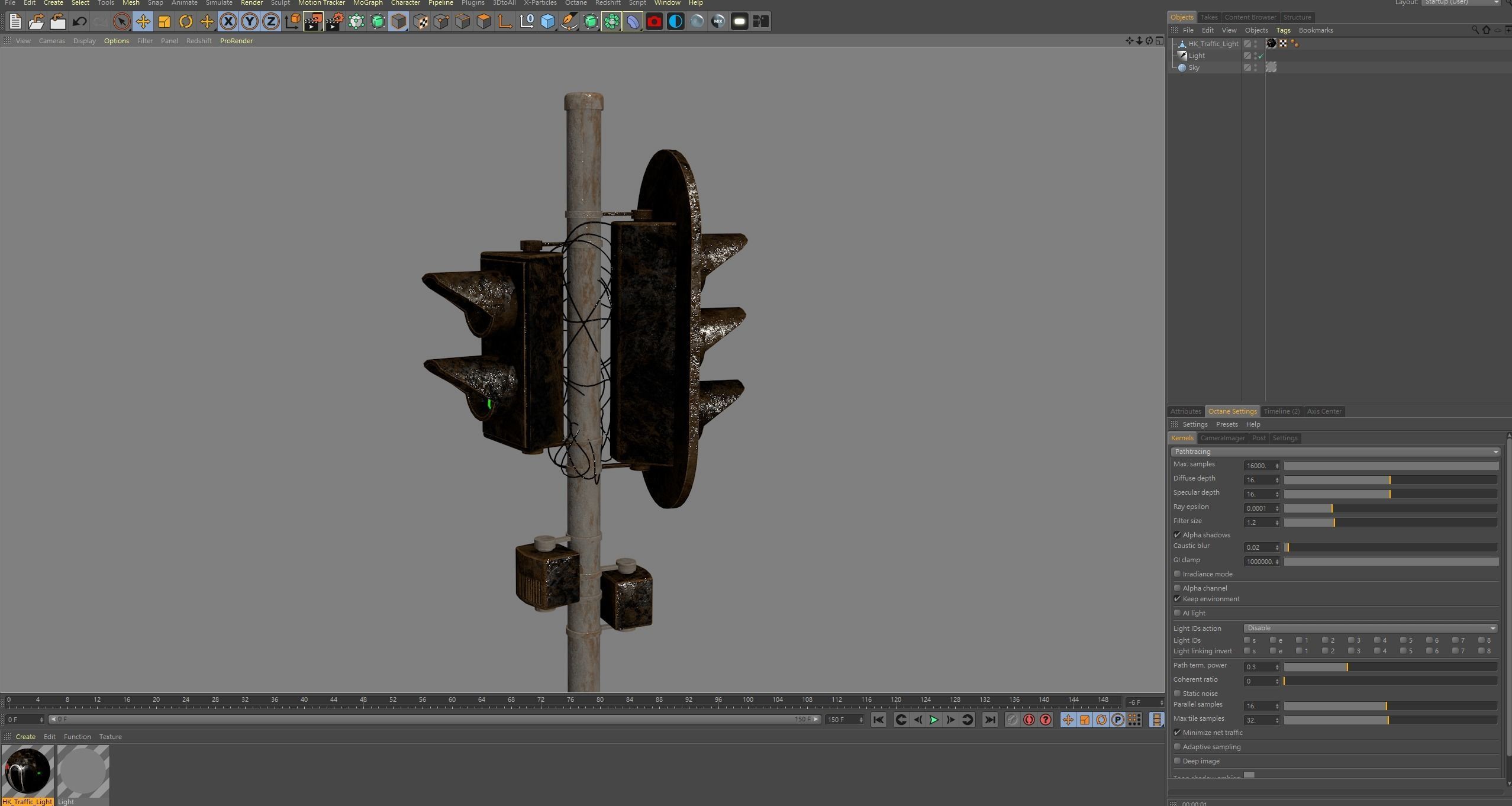 Hong Kong Traffic Light 3D model_8