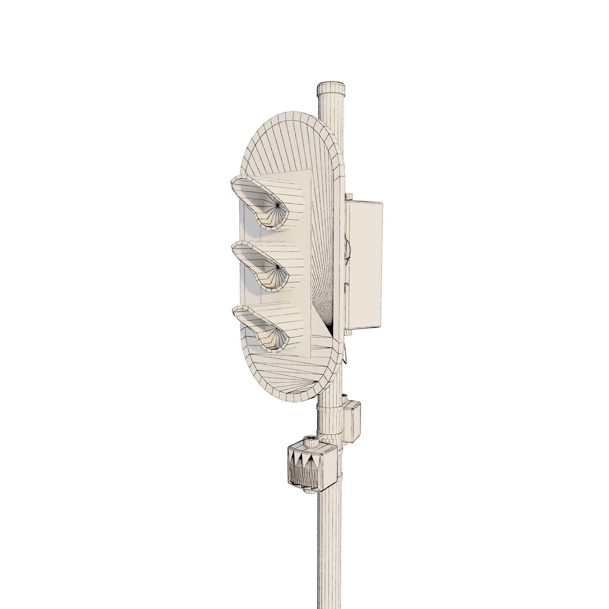 Hong Kong Traffic Light 3D model_1