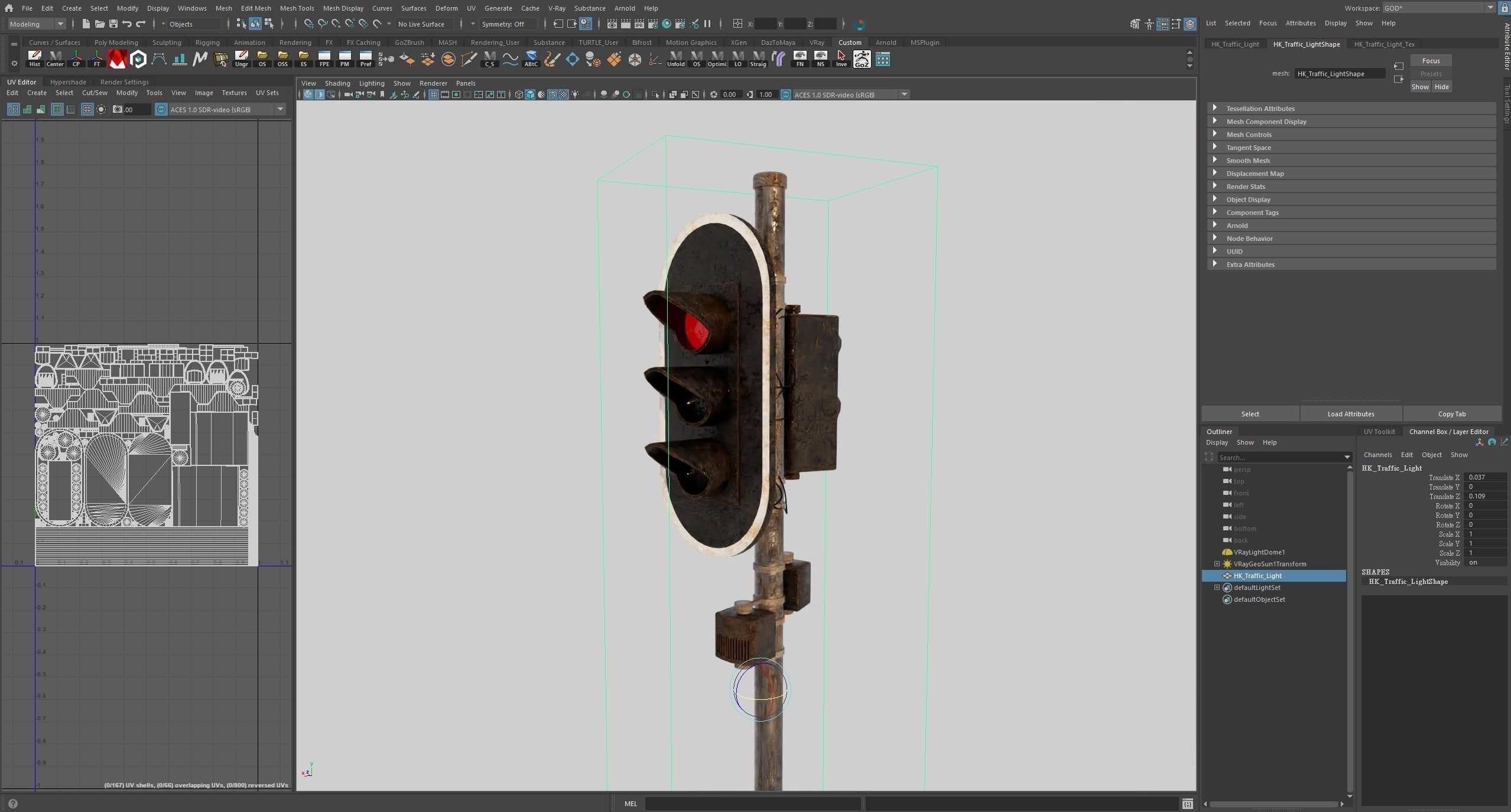 Hong Kong Traffic Light 3D model_9