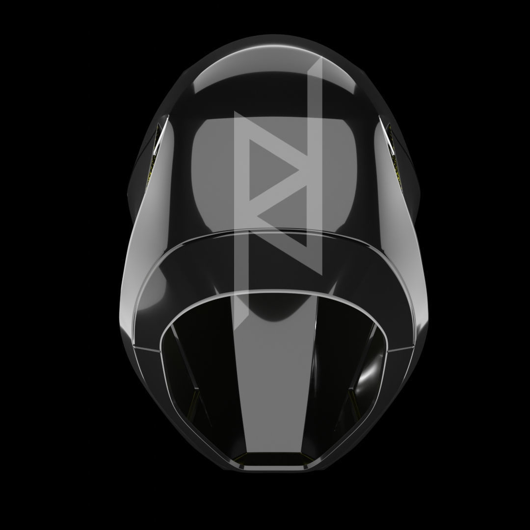Tron Legacy Black Guard Helmet 3D print model_5