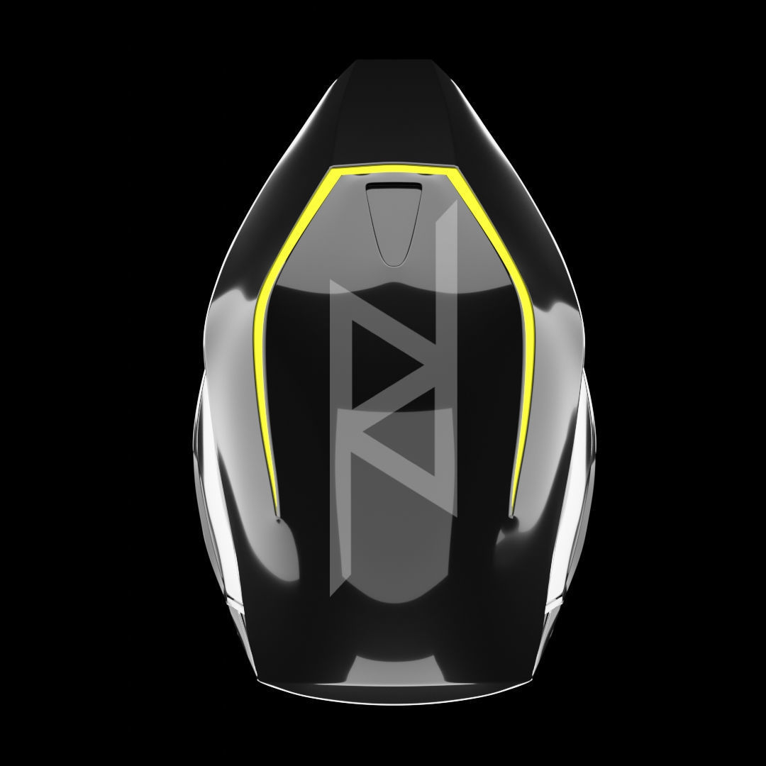 Tron Legacy Black Guard Helmet 3D print model_6