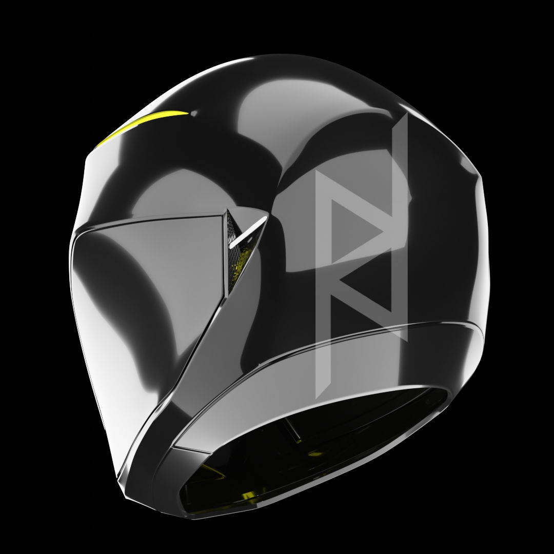 Tron Legacy Black Guard Helmet 3D print model_4