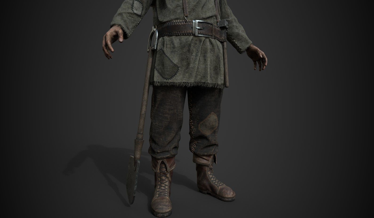 IronMiner Low-poly 3D model_3