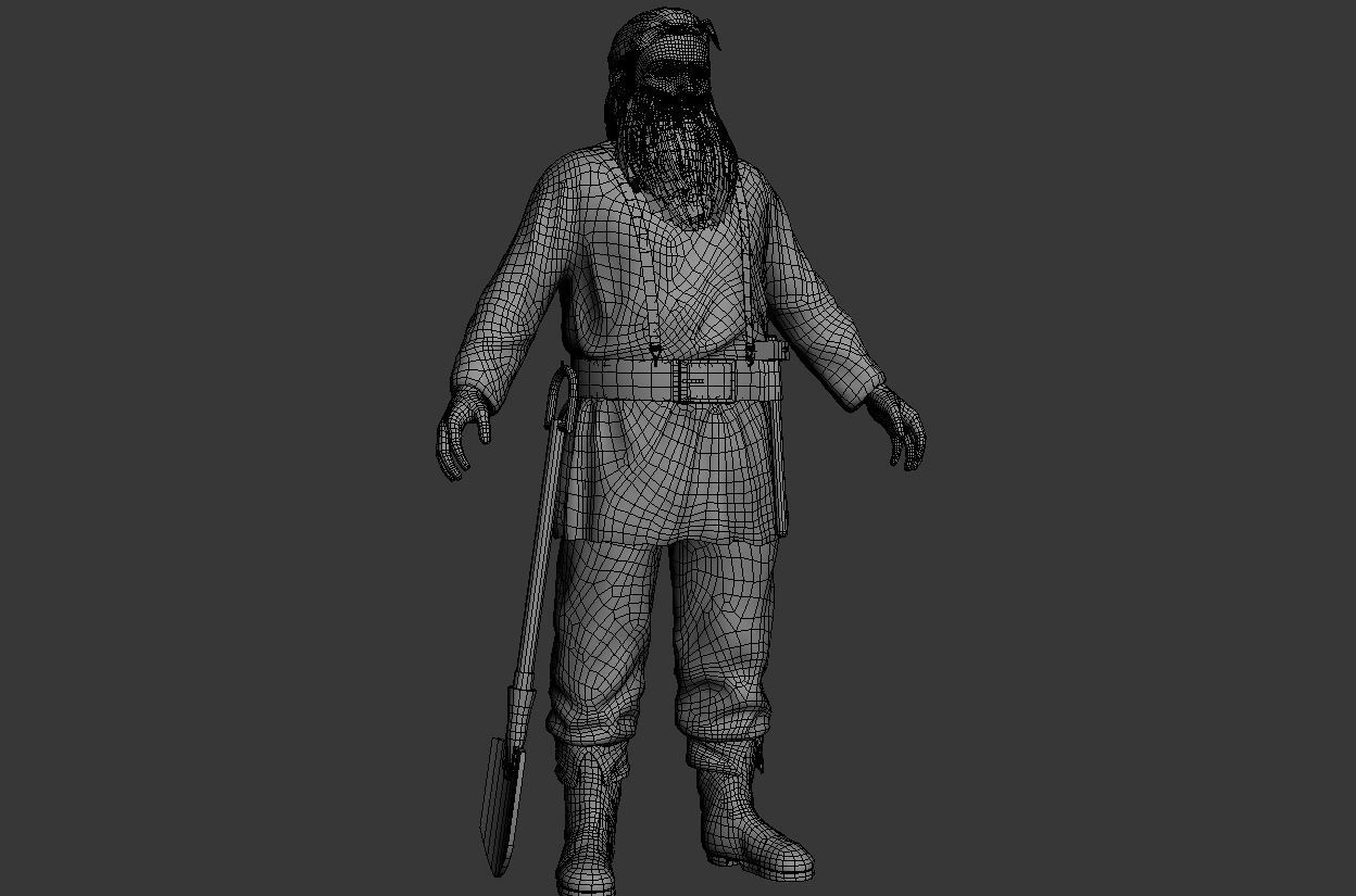 IronMiner Low-poly 3D model_5