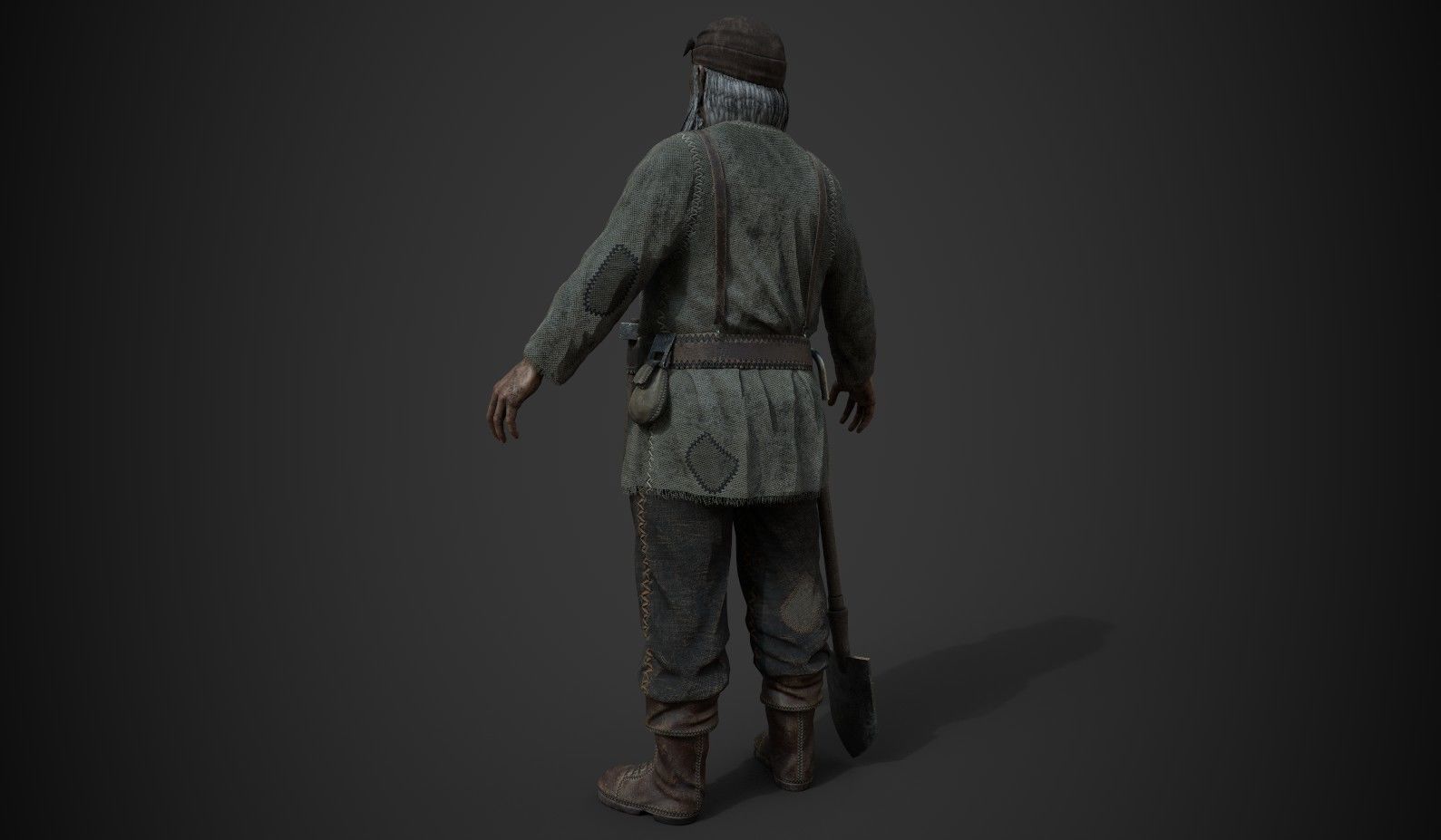 IronMiner Low-poly 3D model_1