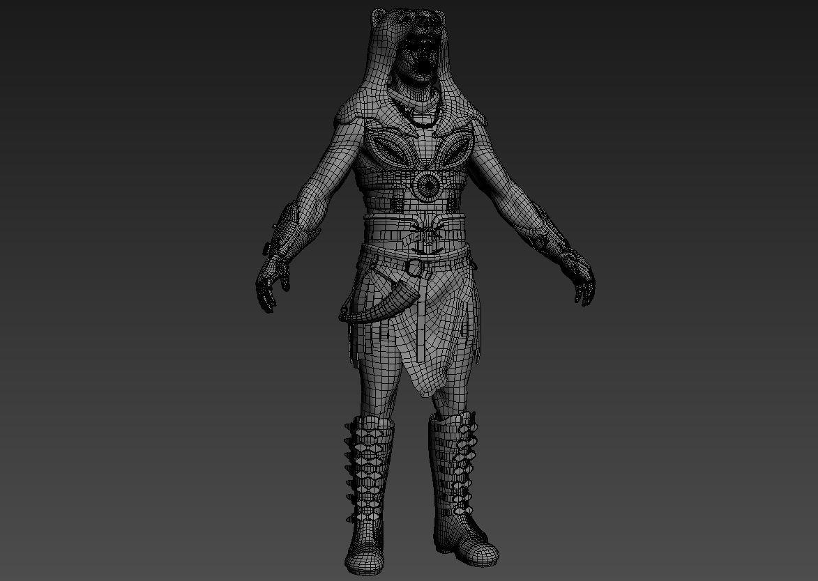 Champion Low-poly 3D model_5