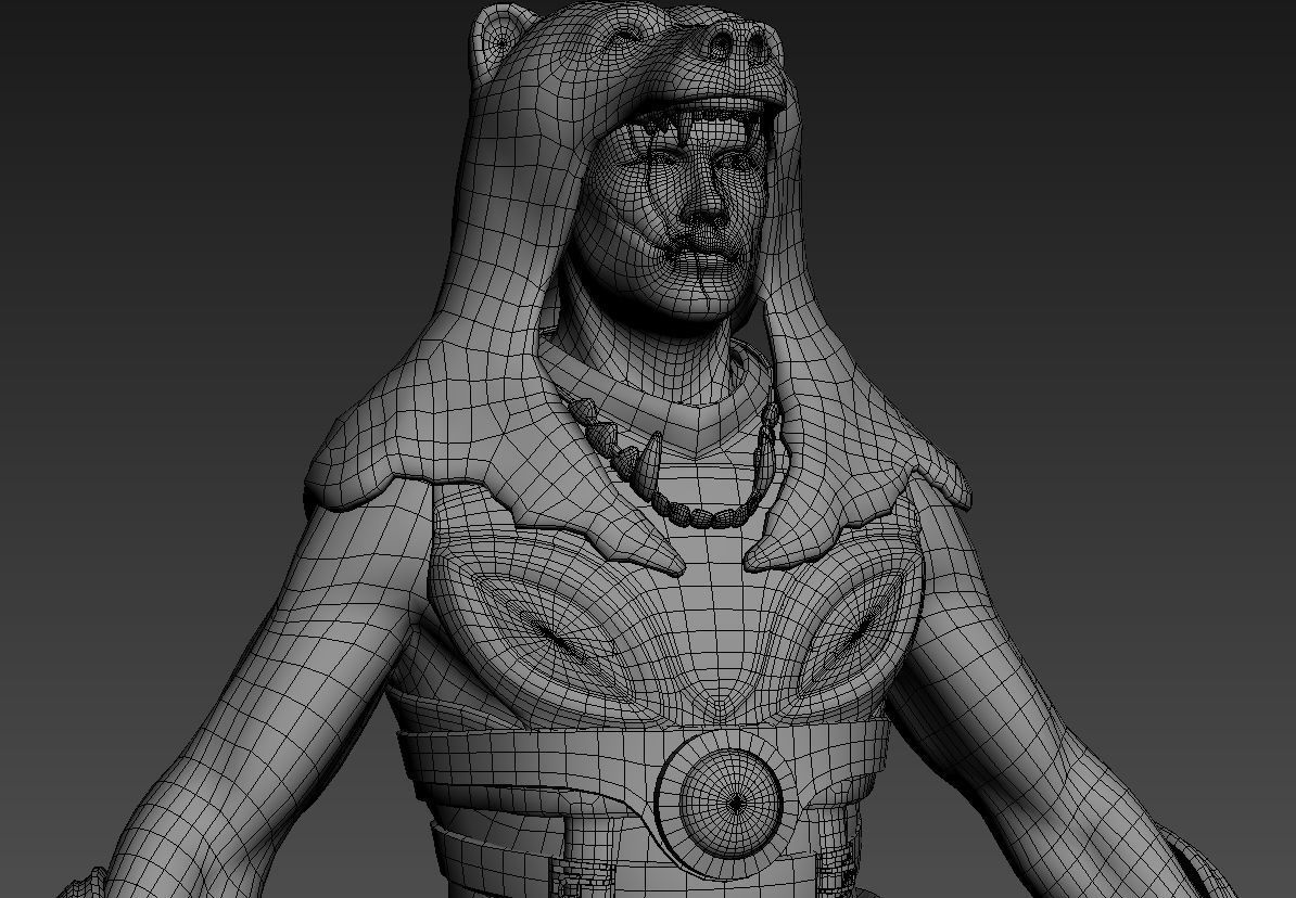 Champion Low-poly 3D model_6