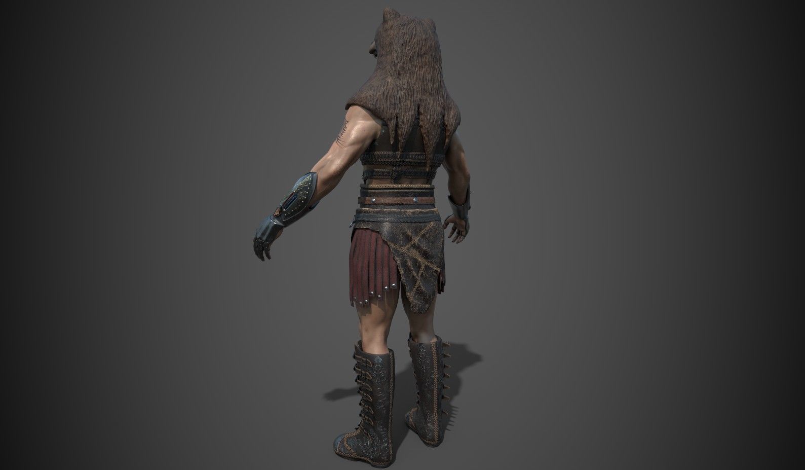 Champion Low-poly 3D model_1