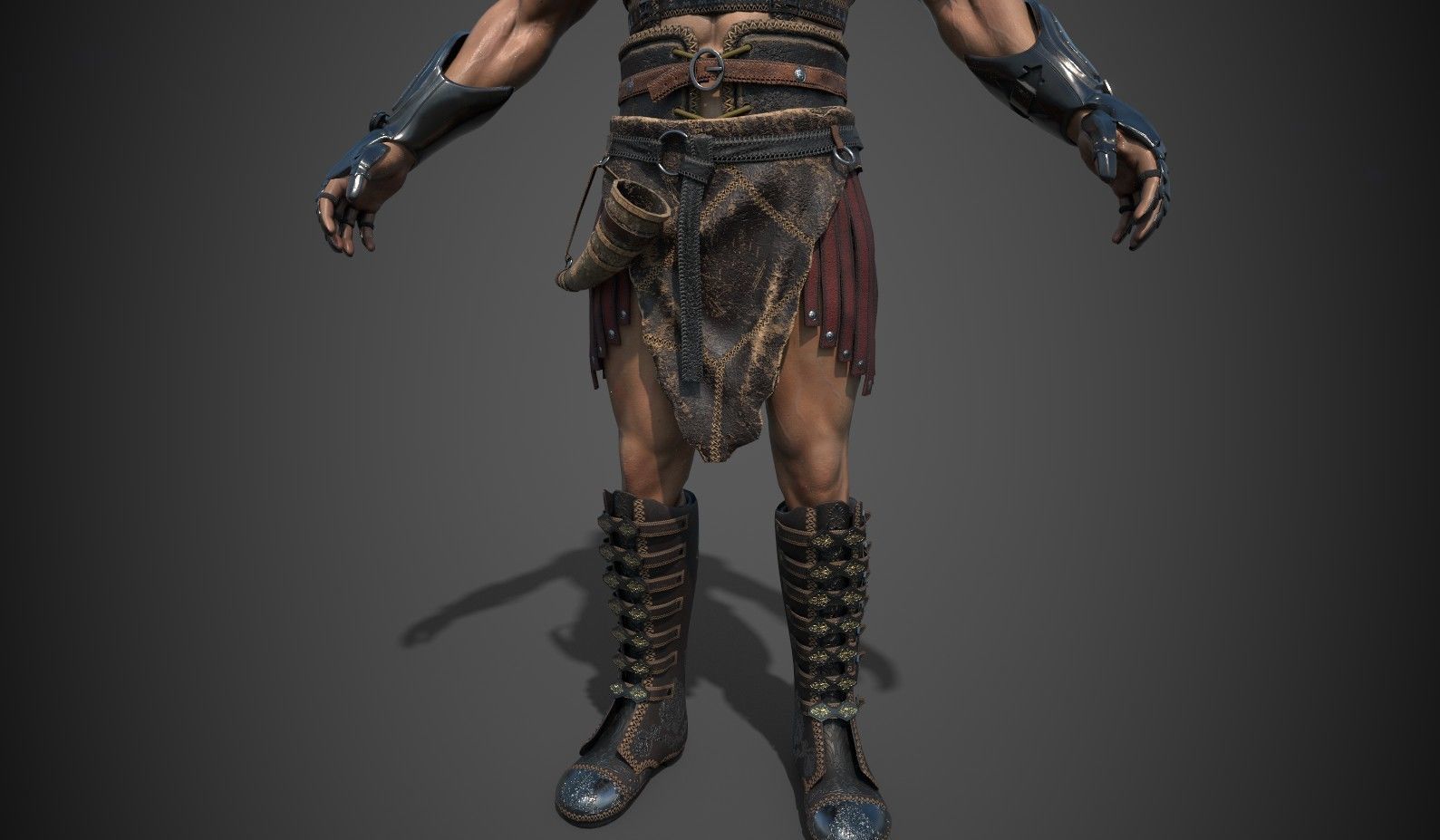 Champion Low-poly 3D model_4