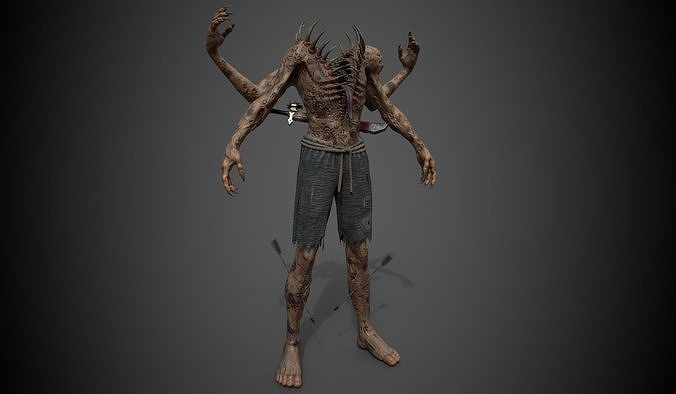 Monster 2 Low-poly 3D model