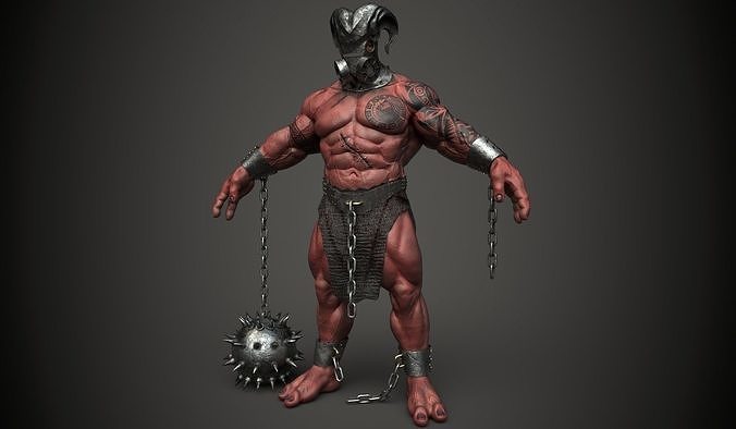 Monster 3 Low-poly 3D model