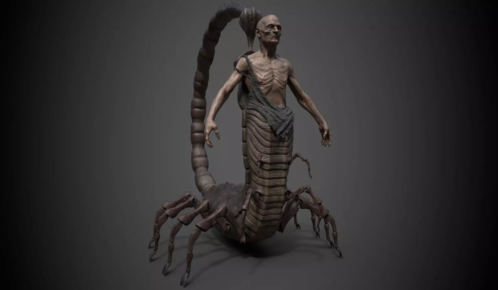 Monster Alchemist Low-poly 3D model