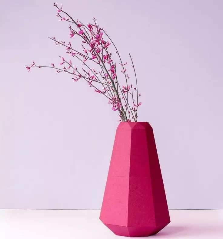 Low Poly Vase 3D print model_0