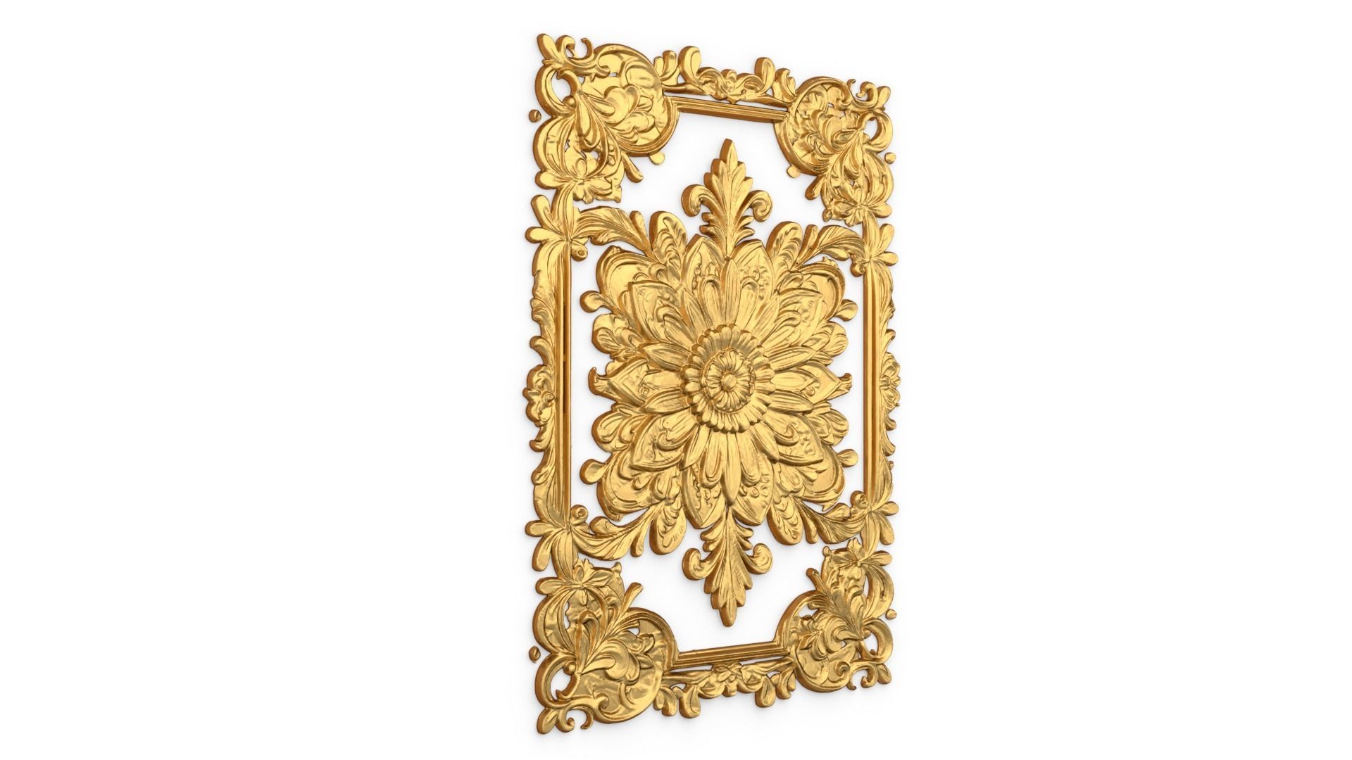 classical door decor 13  3D model_1