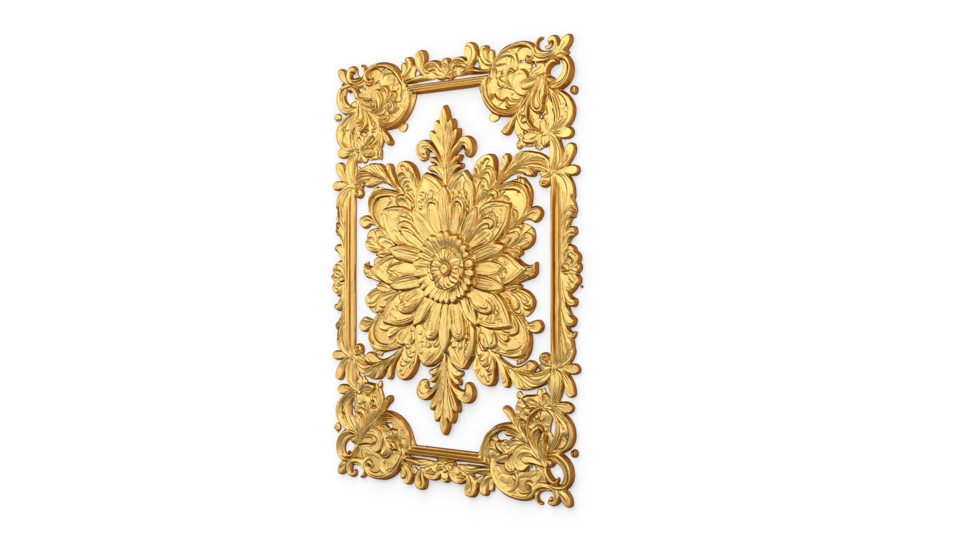 classical door decor 13  3D model_2