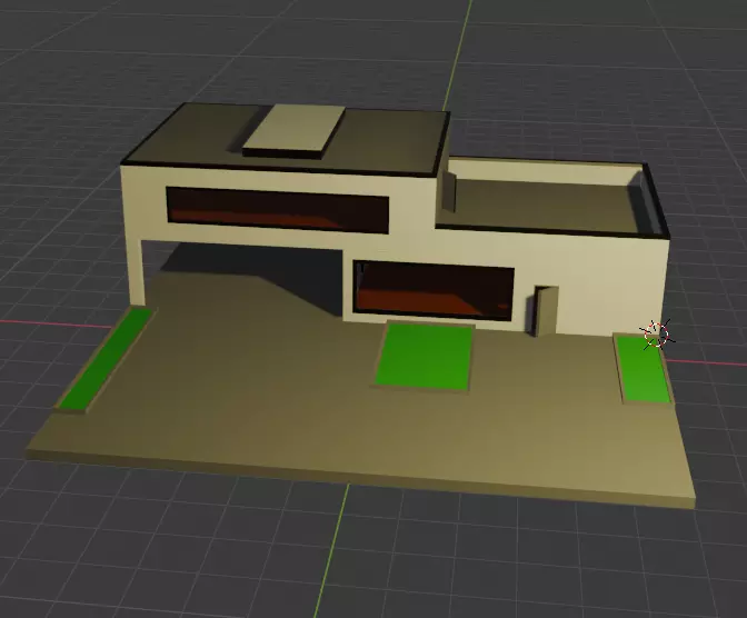 house without interior price one dollar 3D model_0