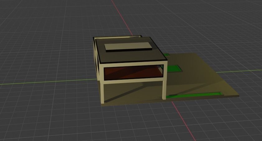 house without interior price one dollar 3D model_3